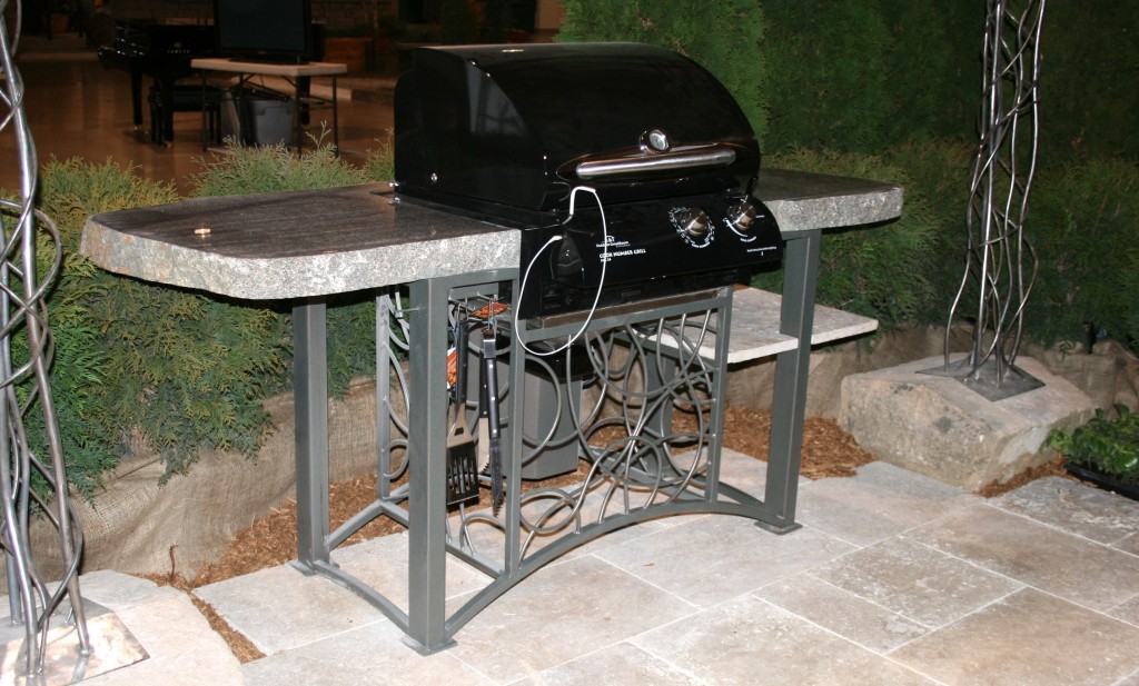 Gas Grill with Granite