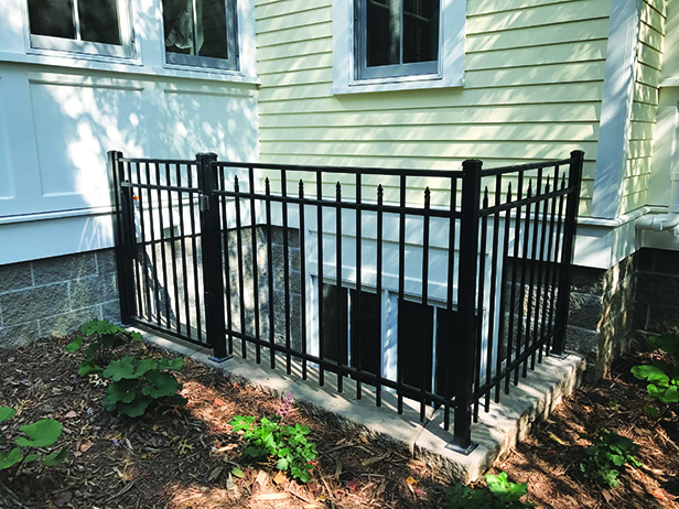 Historic Stillwater Minnesota Remodel Landscaping_Window Well Fencing