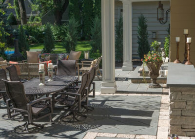 Backyard Patio After Landscaping