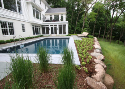 Bluestone Patio and Vinyl Pool