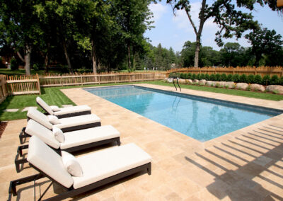 Country Club Home Pool and Patio