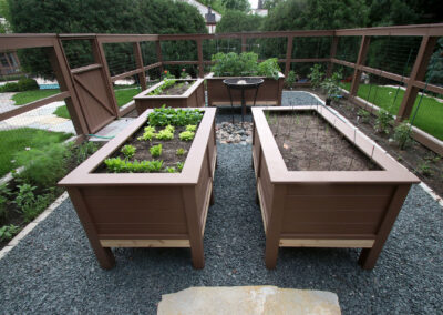 Edina MN Garden Enclosure and Raised Planters