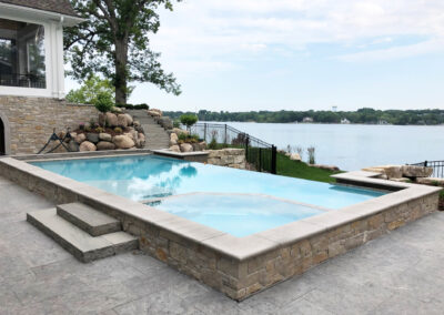 Infinity Pool on Lake