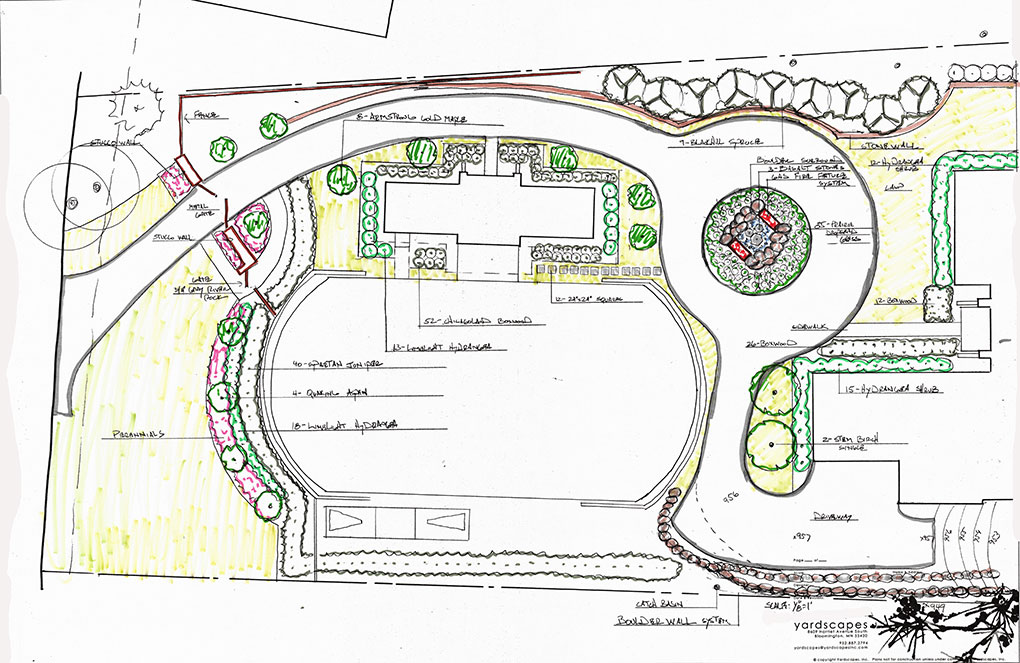 Lake Minnetonka Landscape Design Plan Front