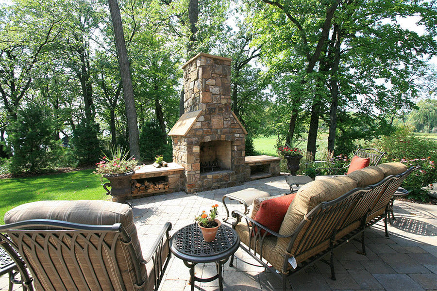 New-Construction-Stone-Fire-Feature-and-Patio-Entertaining-After