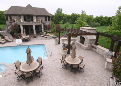 Prior Lake Outdoor Kitchen and Pool Landscaping