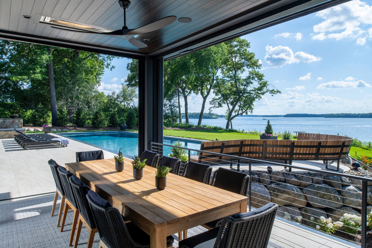 Al Fresco Dining Poolside on Lake Minnetonka, MN