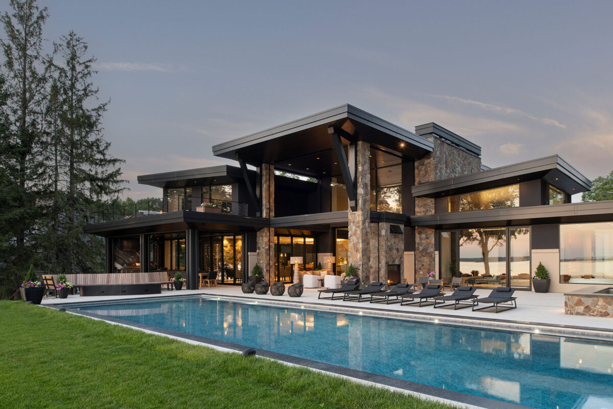 Glass Modern Living on Lake Minnetonka, MN