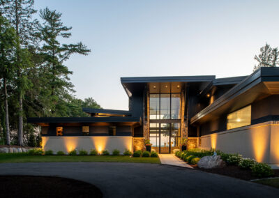 Modern Front Entry in Deephaven MN