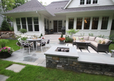 This Remodeled Wayzata, MN Home Complete with Bluestone Patio and Raise Gas Fire Pit