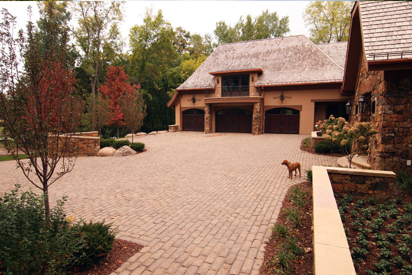 Wayzata Luxury Home Tour Driveway Landscaping and Construction